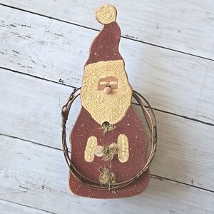 Country Christmas Santa Clause Tabletop Decor